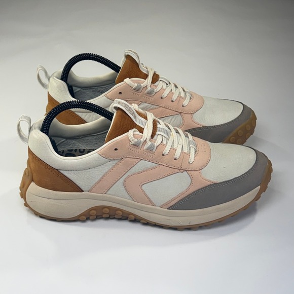 Keen Shoes - Keen K586 Trail Sneaker Womens 9.5 Pink Cream Brown Leather Walking Shoes